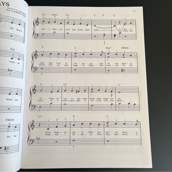 Big Note Easy Piano Merry Christmas Book Bill Boyd Hal Leonard 1987 Sheet Music - Picture 11 of 16